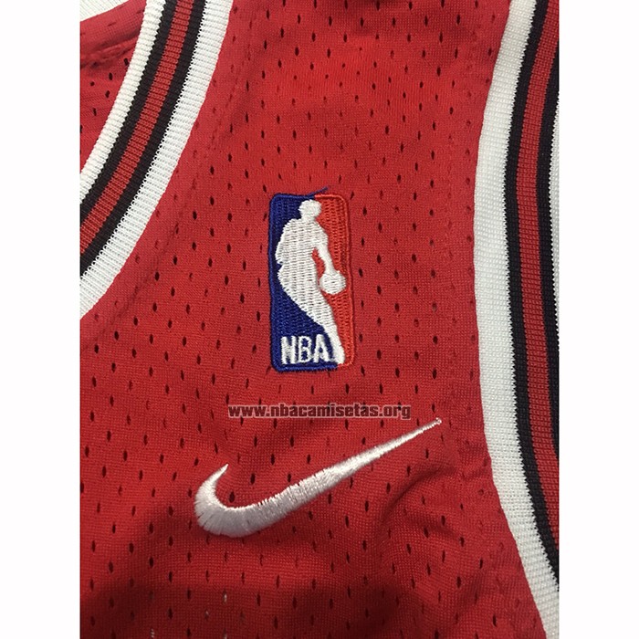 Camiseta Chicago Bulls Michael Jordan NO 23 Retro Rojo3